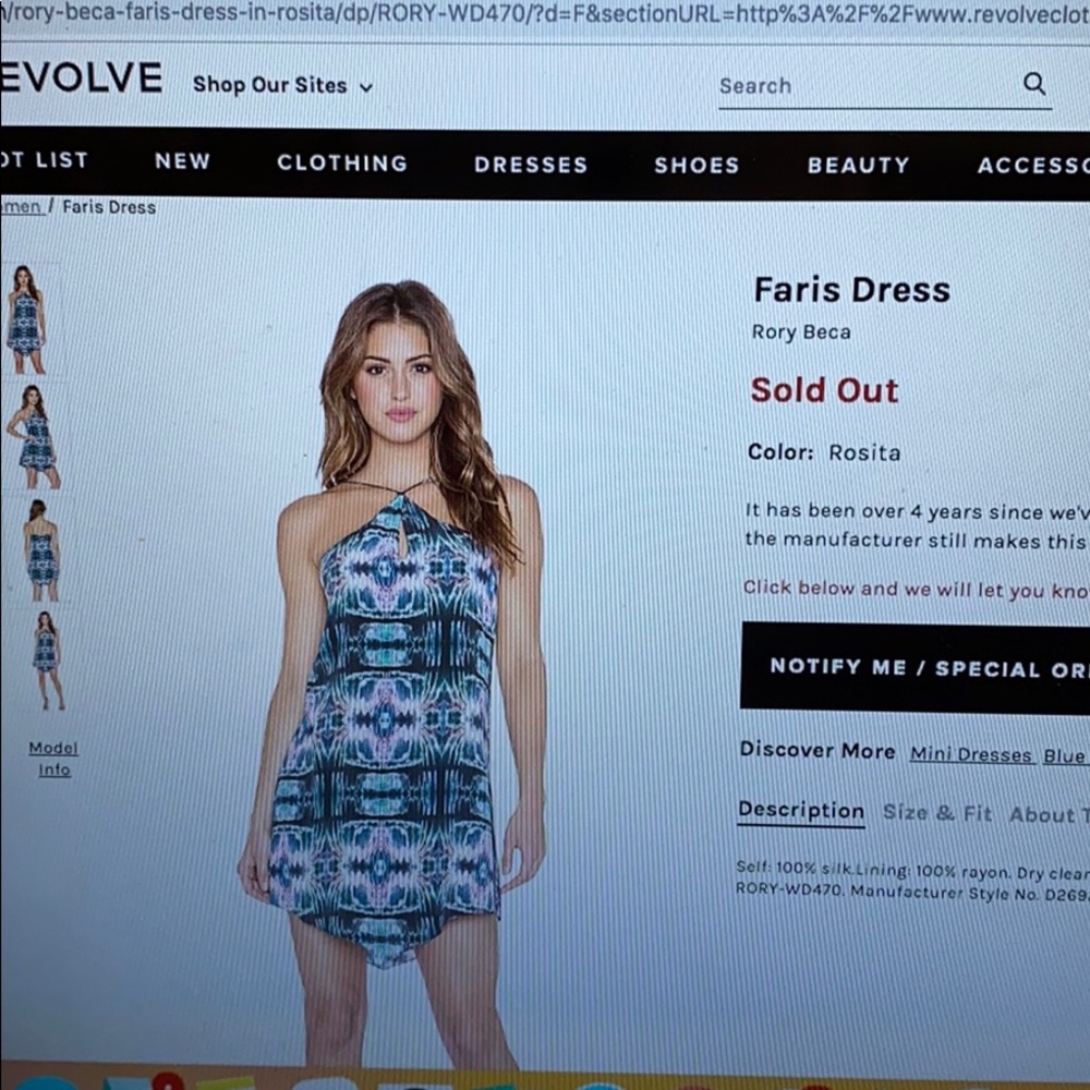 Rory Becca dress